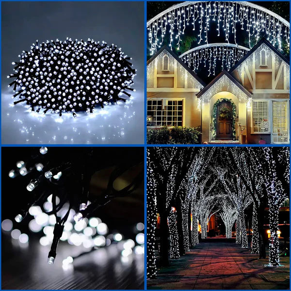 ✨ Luces de Navidad Solares – Ilumina tu hogar sin gastar energía ✨